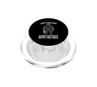 Just A Dad Who Always Came Back with The Milk PopSockets PopGrip pour MagSafe