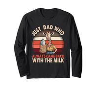 Just A Dad Who Came Back With The Milk Girafe Dad Manche Longue