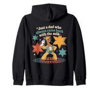 Just A Dad Who Came Back With The Milk Girafe Dad Sweat à Capuche