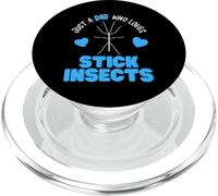 Just A Dad Who Loves Stick Insects PopSockets PopGrip pour MagSafe