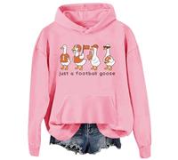 Just A Football Goose Sweat-shirt à capuche humoristique Motif canard, Rose., 3XL