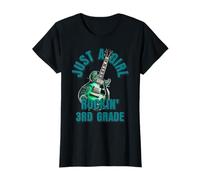 Just A Girl Rocking Third Grade 3 School Merch T-Shirt