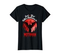 Just A Girl Who Believes in Mothman Cryptid Folklore T-Shirt