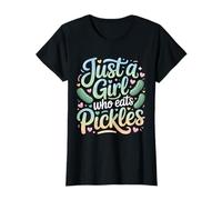 Just A Girl Who Eat Pickles Aneth Concombre Pickle T-Shirt