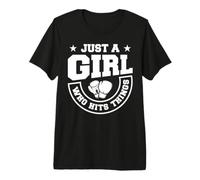 Just A Girl Who Hits Things T-Shirt Haut de Gamme
