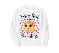 Just a Girl Who Love Hamsters Cute Innocent Hamster Mom Sweatshirt