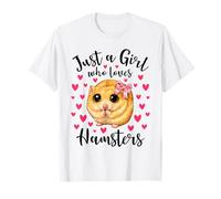 Just a Girl Who Love Hamsters Cute Innocent Hamster Mom T-Shirt