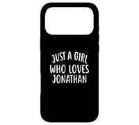 Just A Girl Who Love Jonathan T-Shirt Mignon Jonathan Coque pour iPhone 17 Pro Max