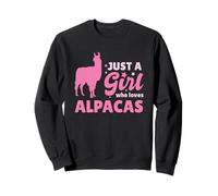 Just A Girl Who Loves Alpacas Alpagas Sweatshirt