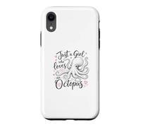 Just a Girl Who Loves an Octopus Cute Octopus Coque pour iPhone XR