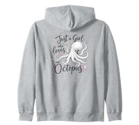 Just a Girl Who Loves an Octopus Cute Octopus Sweat à Capuche