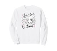 Just a Girl Who Loves an Octopus Cute Octopus Sweatshirt