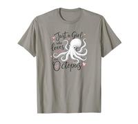 Just a Girl Who Loves an Octopus Cute Octopus T-Shirt