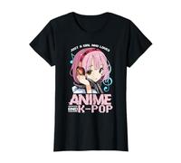 Just A Girl Who Loves Anime et K-Pop Gayo Manga Corée Japon T-Shirt