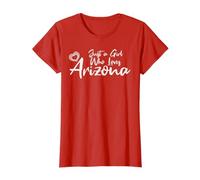 Just a Girl Who Loves Arizona. Cute Women's Teen Girls Tween T-Shirt