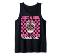 Just a Girl Who Loves Bonsaï Arbres Noeud Zen Japonais Coquette Bow Débardeur
