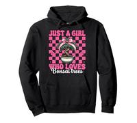 Just a Girl Who Loves Bonsaï Arbres Noeud Zen Japonais Coquette Bow Sweat à Capuche