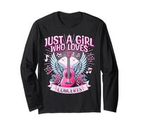 Just A Girl Who Loves Concerts - Adorables Fans de Concert Rock pour Femme Manche Longue