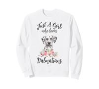 Just a Girl Who Loves Dalmatians Dalmatian Lover Women Sweatshirt