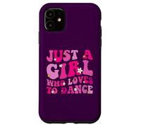Just A Girl Who Loves Dance Funny Girls Women Dancer Dancer Coque pour iPhone 11