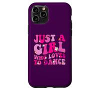 Just A Girl Who Loves Dance Funny Girls Women Dancer Dancer Coque pour iPhone 11 Pro