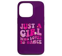 Just A Girl Who Loves Dance Funny Girls Women Dancer Dancer Coque pour iPhone 13 Pro