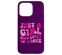 Just A Girl Who Loves Dance Funny Girls Women Dancer Dancer Coque pour iPhone 15 Pro Max