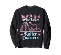 Just A Girl Who Loves Dessous de Verre Motif Parc à thème Mignon Sweatshirt