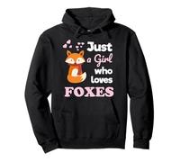 Just a Girl Who Loves Foxes Girls Fox Sweat à Capuche