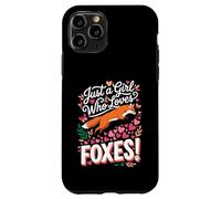 Just a Girl Who Loves Foxes! Sweet Woodland Wildlife Coque pour iPhone 11 Pro