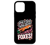 Just a Girl Who Loves Foxes! Sweet Woodland Wildlife Coque pour iPhone 12 Mini