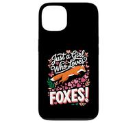 Just a Girl Who Loves Foxes! Sweet Woodland Wildlife Coque pour iPhone 13