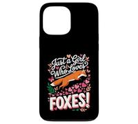 Just a Girl Who Loves Foxes! Sweet Woodland Wildlife Coque pour iPhone 13 Pro Max