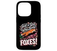 Just a Girl Who Loves Foxes! Sweet Woodland Wildlife Coque pour iPhone 14 Pro