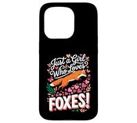 Just a Girl Who Loves Foxes! Sweet Woodland Wildlife Coque pour iPhone 15 Pro