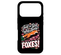 Just a Girl Who Loves Foxes! Sweet Woodland Wildlife Coque pour iPhone 17 Pro
