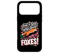 Just a Girl Who Loves Foxes! Sweet Woodland Wildlife Coque pour iPhone 17 Pro Max