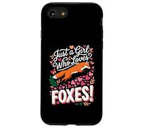 Just a Girl Who Loves Foxes! Sweet Woodland Wildlife Coque pour iPhone SE (2020) / 7/8