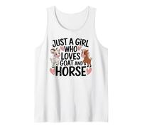 Just A Girl Who Loves Goat & Horse Farmer Women Débardeur