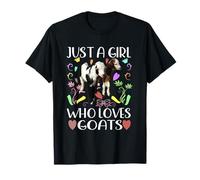Just A Girl Who Loves Goats Funny Goat Lover's Perfect T-Shirt