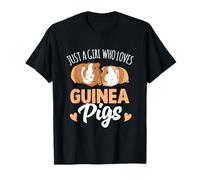 Just a Girl Who Loves Guinea Pigs, Cute Pet Love, Piggy Mom T-Shirt