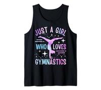 Just A Girl Who Loves Gymnastics Gymnaste Gymnastique Girls Débardeur