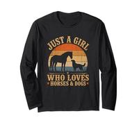 Just a Girl Who Loves Horses and Dods Farm Horsing for Girls Manche Longue