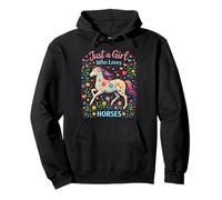 Just A Girl Who Loves Horses Sweat à Capuche
