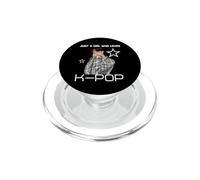 Just A Girl Who Loves K-Pop and Anime Kpop PopSockets PopGrip pour MagSafe