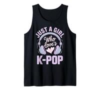 Just A Girl Who Loves K Pop Citation Amusante des Fans de K Pop Débardeur