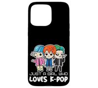 Just A Girl Who Loves K-Pop Fan Merchandise for Girls Coque pour iPhone 15 Pro Max