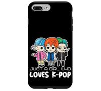 Just A Girl Who Loves K-Pop Fan Merchandise for Girls Coque pour iPhone 7 Plus/8 Plus