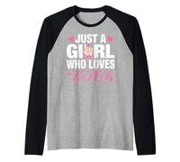 Just A Girl Who Loves K-Pop Manche Raglan