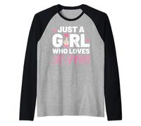 Just A Girl Who Loves K-Pop Manche Raglan